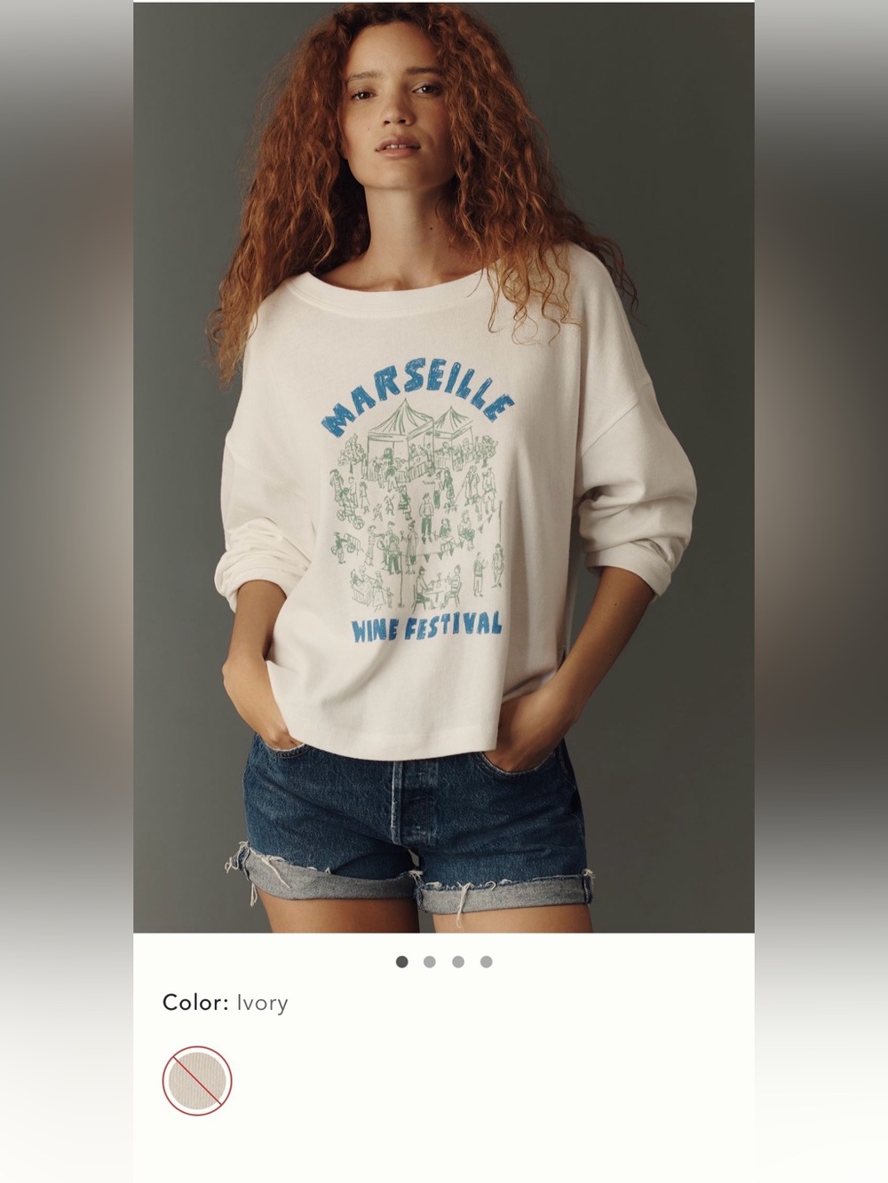 Anthropologie Marseille long sleeve